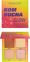 Парфумерія, косметика Хайлайтер - Makeup Revolution Kombucha Glow Highlighter Palette