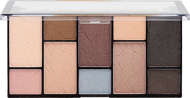 Палетка теней для век - Makeup Revolution Reloaded Dimension Eyeshadow Palette Impulse Smoked  — фото N2