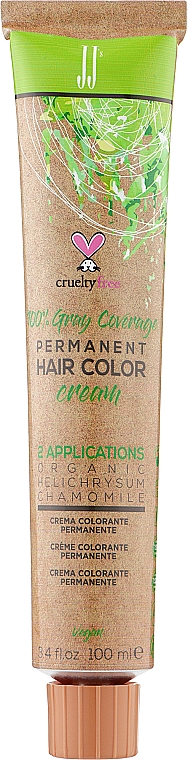 Стійка крем-фарба для волосся - JJ's 100% Gray Coverage