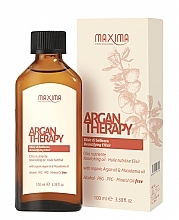Живильний еліксир для волосся з оліями аргани та макадамії - Maxima Argan Therapy Beautifying Elixir — фото N1