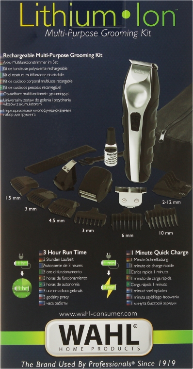 wahl ergonomic total grooming kit