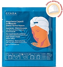 Парфумерія, косметика Відновлювальна тканинна маска для волосся - Gyada Nourishing Hair Sheet Mask