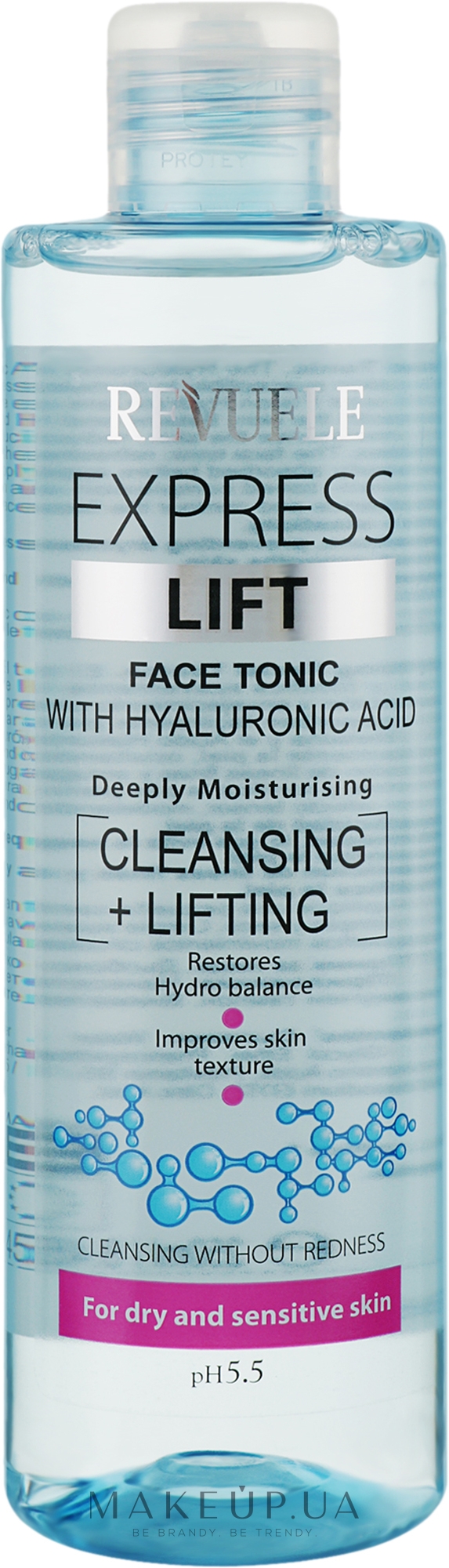 Лифтинг-тоник для лица с гиалуроновой кислотой - Revuele Express Lift Hyaluronic Face Tonic — фото 250ml