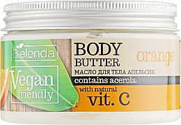 Парфумерія, косметика Масло для тіла "Апельсин" - Bielenda Vegan Friendly Body Butter Orange