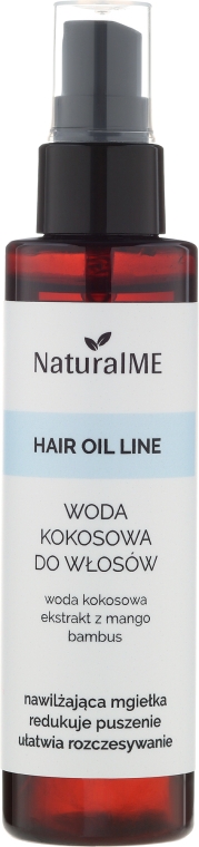 Кокосова вода для волосся - NaturalME Hair Oil Line — фото N1