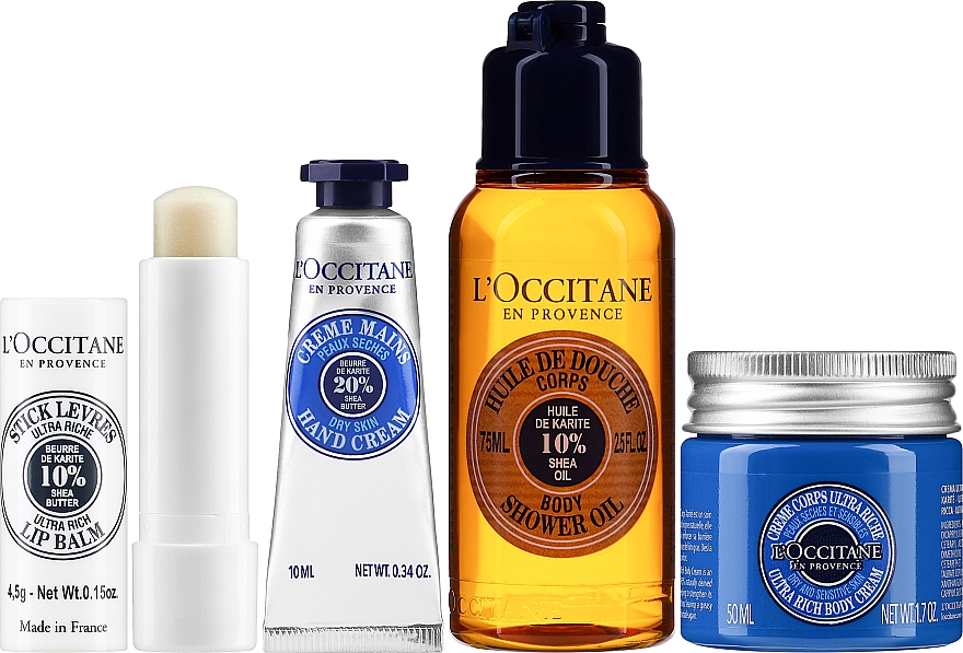 Набор, 5 продуктов - L'Occitane Shea Butter Gift Set — фото N2