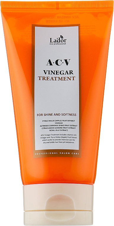 Маска для волосся з яблучним оцтом - La’dor ACV Vinegar Treatment — фото N1