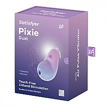 Вакуумный клиторальный стимулятор, фиолетовый/розовый - Satisfyer Pixie Violet/Pink  — фото N2