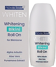Отбеливающий ролик для области бикини - Novaclear Whiten Whitening Bikini Roll On — фото N2