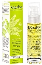 Живильна олія для обличчя, тіла й волосся - Kadalys Huile Précieuse Nutritive Precious Green Banana Oil — фото N1