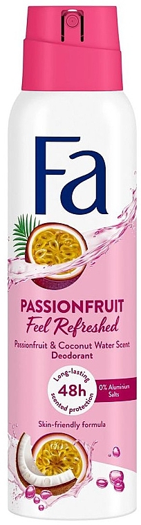 Дезодорант-спрей "Маракуя. Відчуття свіжості" - Fa Passion Fruit Feel Refreshed Deo Spray — фото N1