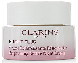 Освітлювальний нічний крем для обличчя - Clarins Bright Plus Brightening Revive Night Cream — фото N1