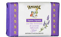 Духи, Парфюмерия, косметика Мыло с экстрактами мальвы и календулы - L'Amande Vegetable Soap