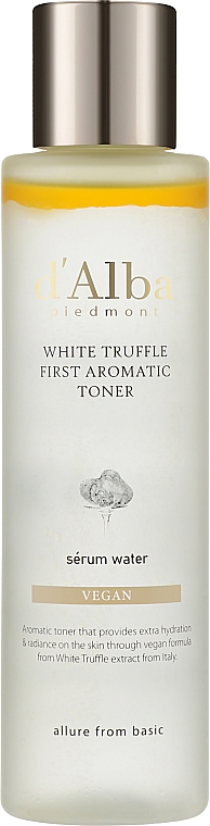 Живильний тонер з екстрактом білого трюфеля і комплексом вітамінів - D'alba White Truffle First Aromatic Toner — фото N1
