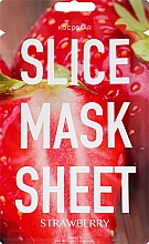 Маска-слайс для обличчя "Полуниця" - Kocostar Slice Mask Sheet Strawberry — фото N1