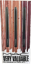 Парфумерія, косметика Набір - M.A.C Very Valuable Pro Longwear Lip Pencil Kit 2 (lip/penc/3x1.2g)