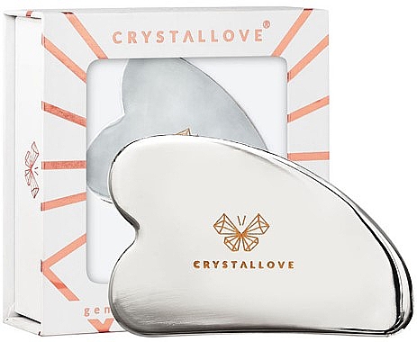 Массажер для лица из нержавеющей стали - Crystallove Cryo Ice Gua Sha — фото N2