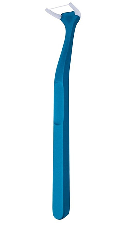 Флоссер зубная нить с держателем, синий - Jordan Green Clean Flosser — фото N2