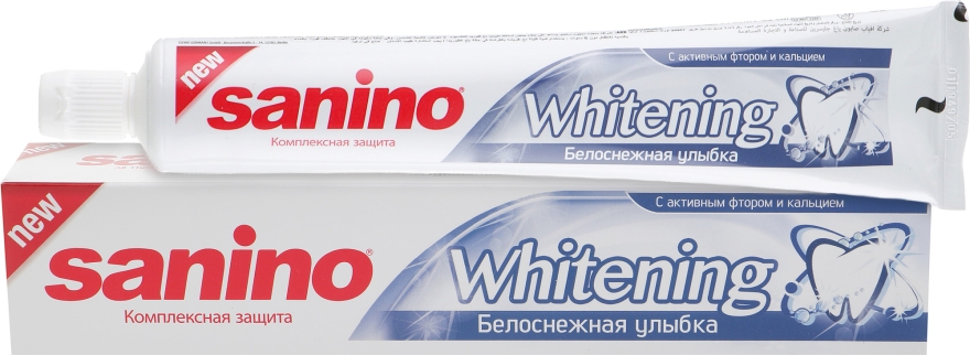 Зубна паста "Білосніжна усмішка" - Sanino — фото N4