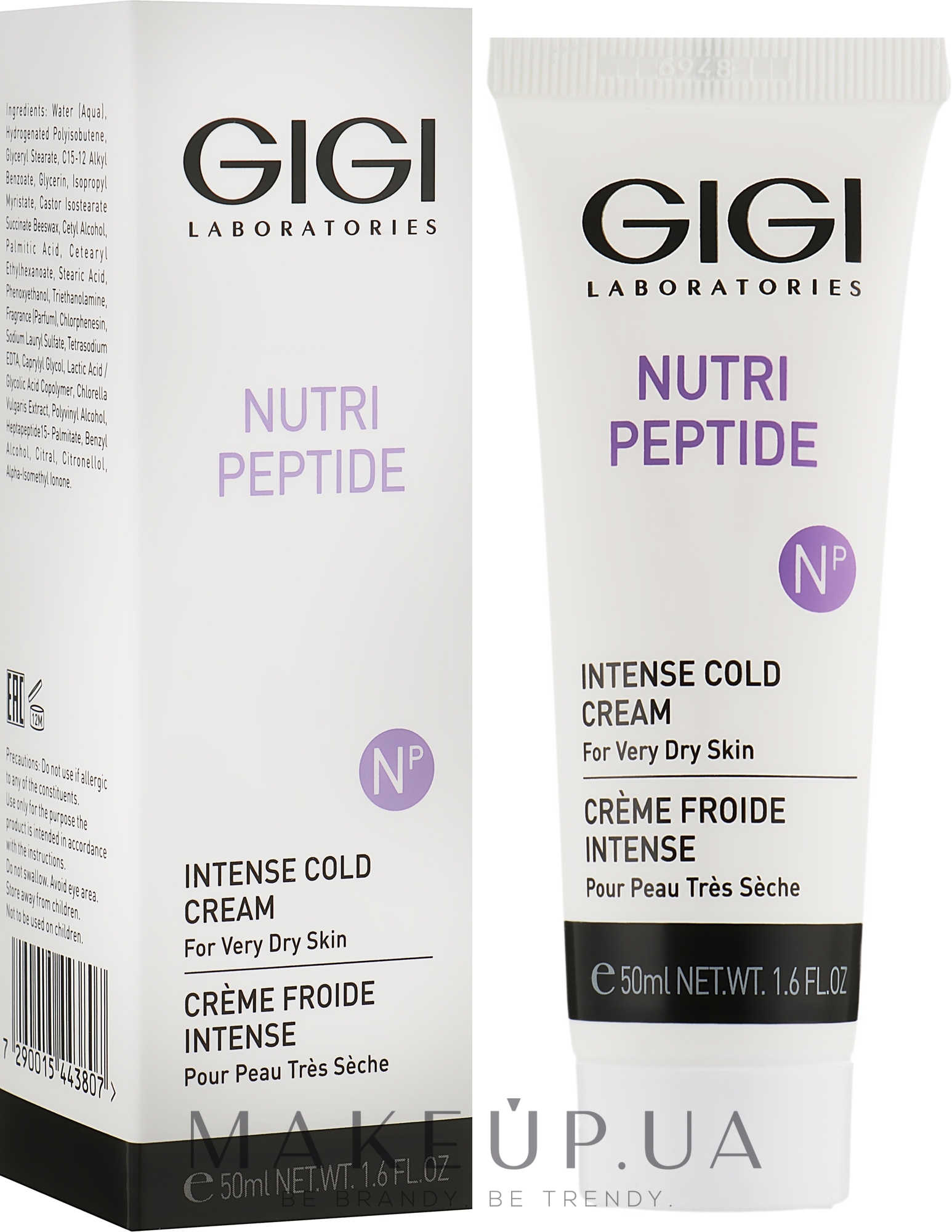 Крем пептидный для всех типов кожи - Gigi Nutri-Peptide Intense Cold Cream — фото 50ml