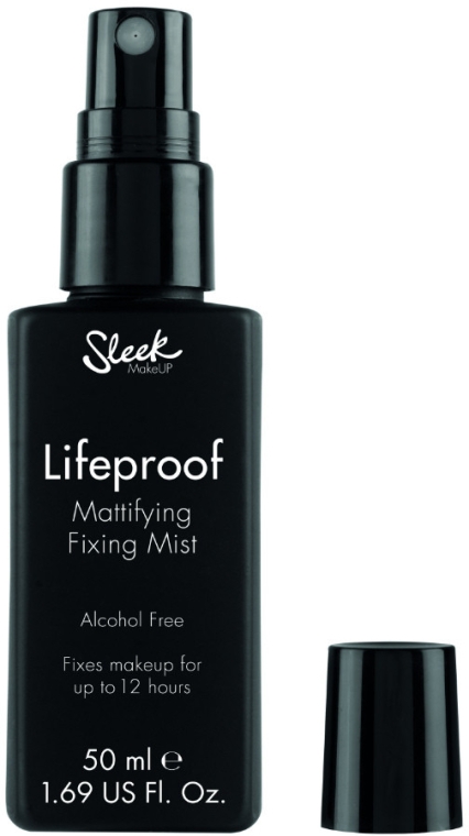 Спрей для фиксации макияжа - Sleek MakeUP Lifeproof Mattifying Fixing Mist — фото N2