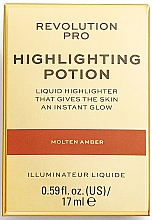 Жидкий хайлайтер с дозатором - Revolution Pro Highlighting Potion — фото N6