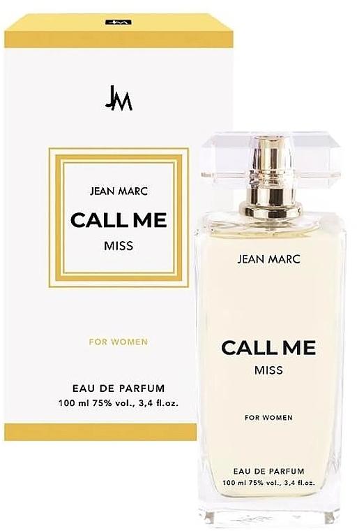 Jean Marc Call Me Miss - Парфюмированная вода — фото N1