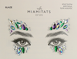 Духи, Парфюмерия, косметика Клеящиеся кристаллы для лица - Miami Tattoos Glaze