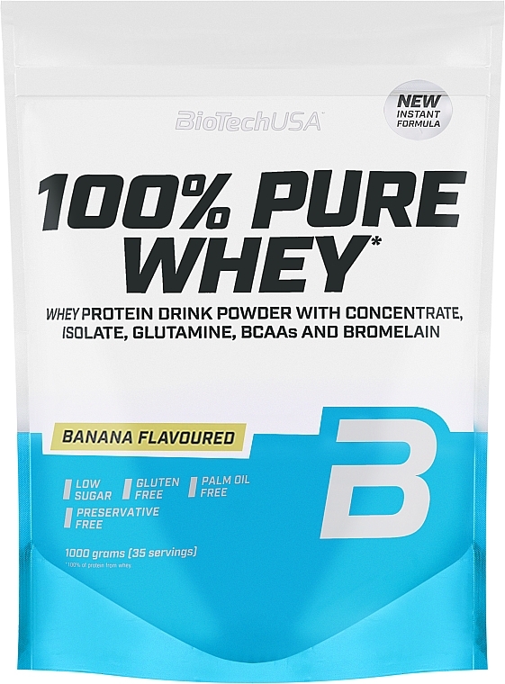 Протеин "Банан" - BioTechUSA 100% Pure Whey Banana Protein — фото N1