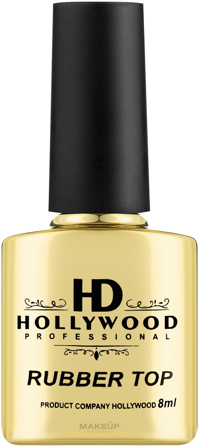 Топ для гель-лаку - HD Hollywood Rubber Black Dot Top — фото 8ml