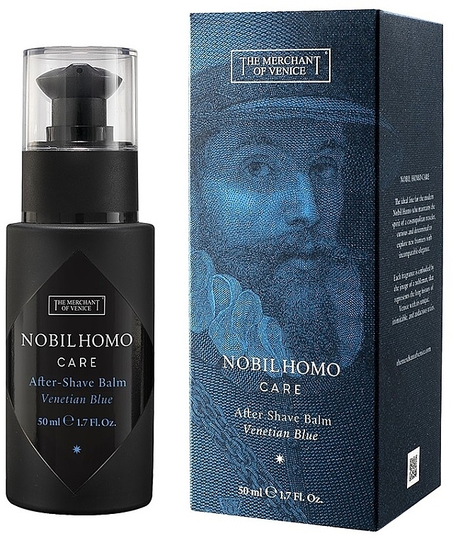 Бальзам после бритья - The Merchant Of Venice Nobil Homo Care Venetian Blue After Shave Balm — фото N1