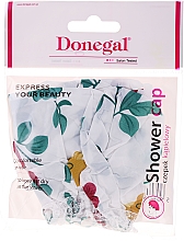 Шапочка для душу, 9298, червоні квіти - Donegal Shower Cap — фото N2