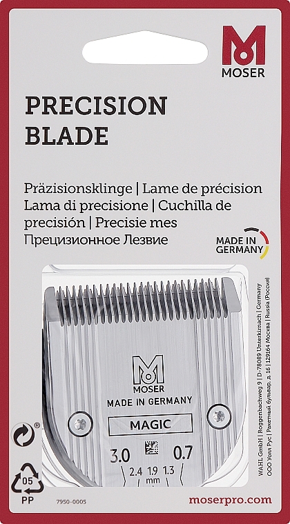 Ножовий блок «Magic Blade» 1854-7506, 0,7-3 мм - Moser — фото N1