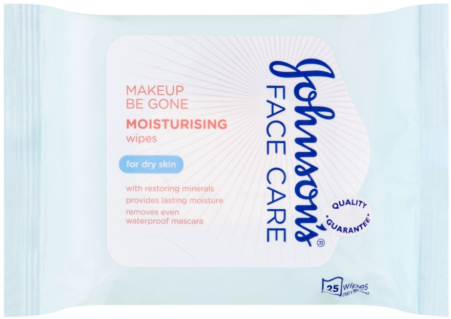 Влажные салфетки - Johnson’s Face Care Wipes Moisturising Dry Skin — фото N1