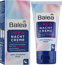 Нічний крем для обличчя з косметичною сечовиною - Balea Night Cream Urea — фото N2