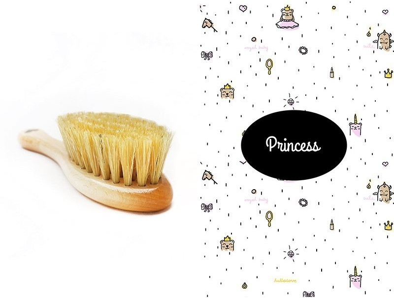 Набор - LullaLove Princess (hair brush + muslin) — фото N1