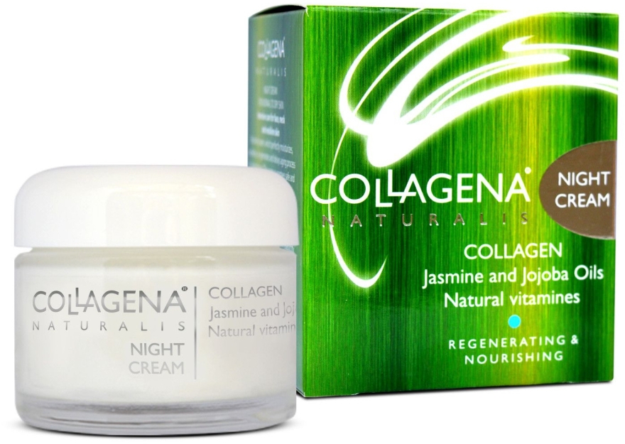 Нічний крем для нормальної та сухої шкіри обличчя - Collagena Naturalis Night Cream — фото N1