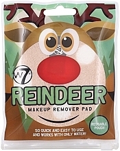 Духи, Парфюмерия, косметика Спонж для снятия макияжа - W7 Reindeer Makeup Remover Pad