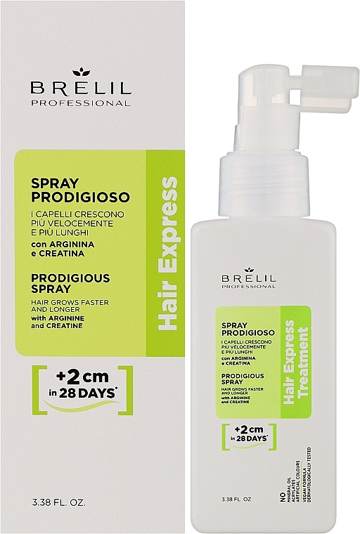 Спрей для інтенсивного росту волосся - Brelil Hair Express Prodigious Spray — фото N2