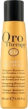 Зволожувальний шампунь із золотом - Fanola Oro Therapy Shampoo Oro Puro — фото N3