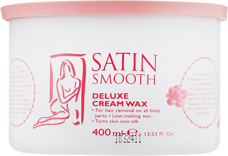 Воск банка кремовый делюкс - Satin Smooth Deluxe Cream Wax — фото N1