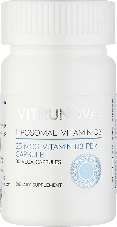 Ліпосомальний вітамін D3 у капсулах - Vitrunova — фото N1