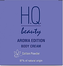 Духи, Парфюмерия, косметика Крем для тела "Хлопок и пудра" - H.Q.Beauty Aroma Edition Body Cream