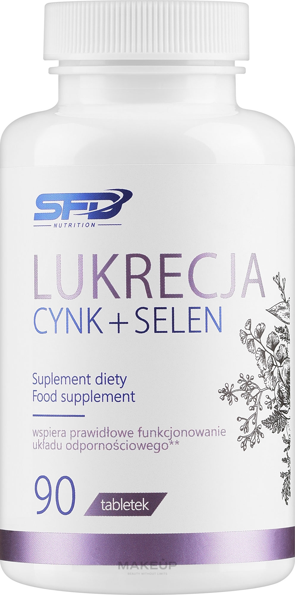 Пищевая добавка "Цинк + Селен" - SFD Nutrition Lukrecja Zinc + Selenium — фото 90шт
