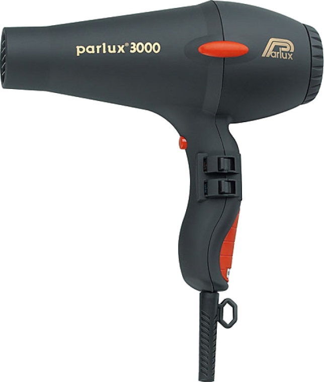 Фен для волосся, чорний - Parlux 3000 Black (P31T) — фото N1