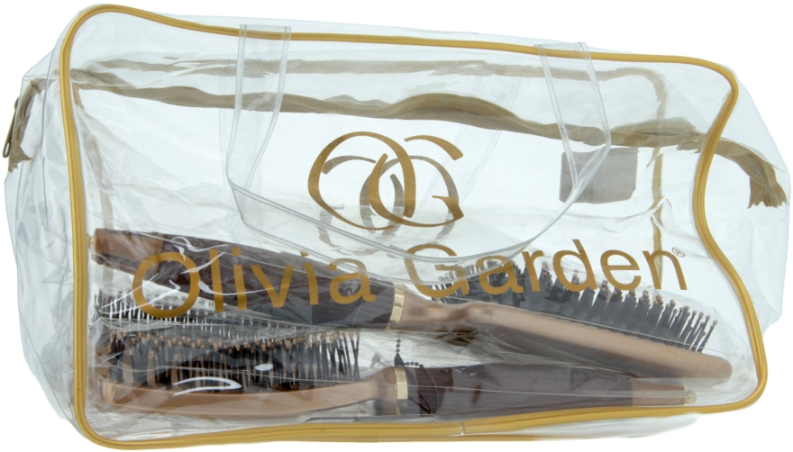 Набор из 3 щеток - Olivia Garden Nano Thermic Styler Brush Collection — фото N7