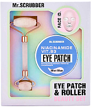 Духи, Парфюмерия, косметика Набор - Mr.Scrubber Eye Patch Niacinamide & Roller (eye/patch/100pcs + roller)