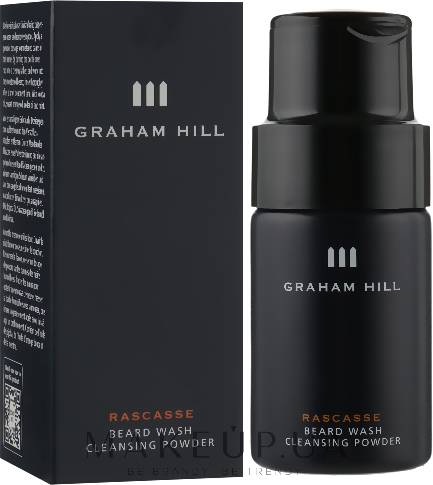 Очищающий порошок для бороды - Graham Hill Rascasse Beard Wash Cleansing Powder — фото 40g