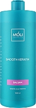 Бальзам безсульфатний з кератином і протеїнами шовку - Moli Cosmetics Smooth Keratin — фото N2
