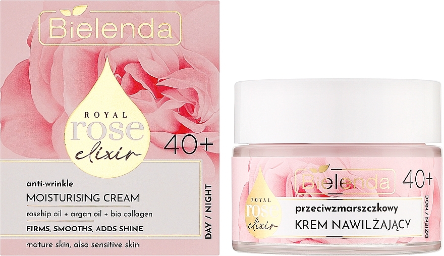Крем для лица - Bielenda Royal Rose Elixir Face Cream 40+ — фото N2